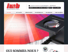 Tablet Screenshot of imb-bx.fr